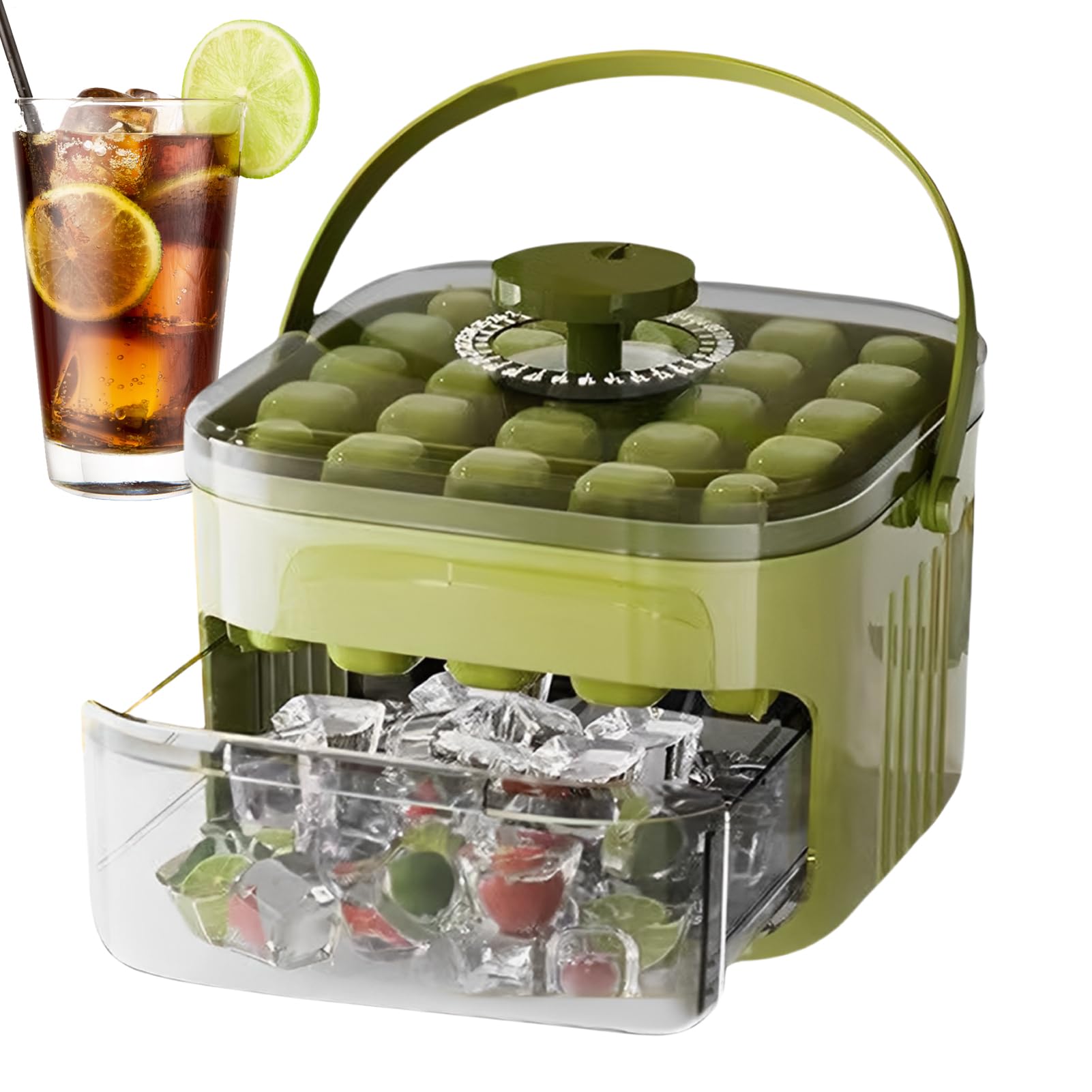Food Storage Essentials - Easy Press Ice Cubes Maker Ice