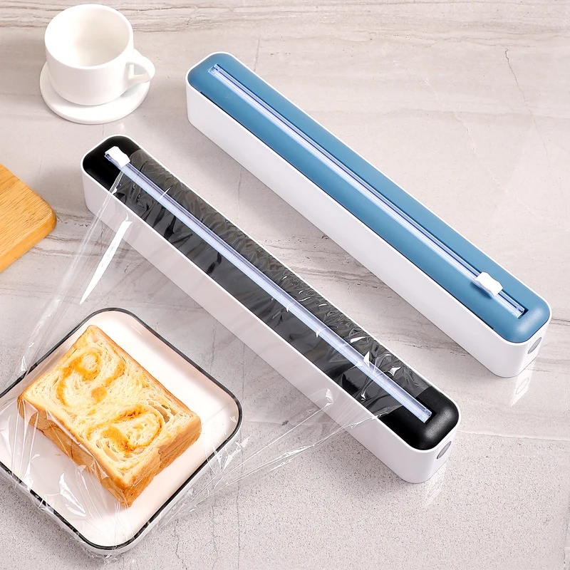 Food Storage Aluminum - 2 In 1 Food Film Dispenser