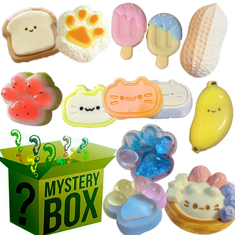 Food Storage Bag Organizer - Mystery Fidget Toy Blind Box ,Simulated