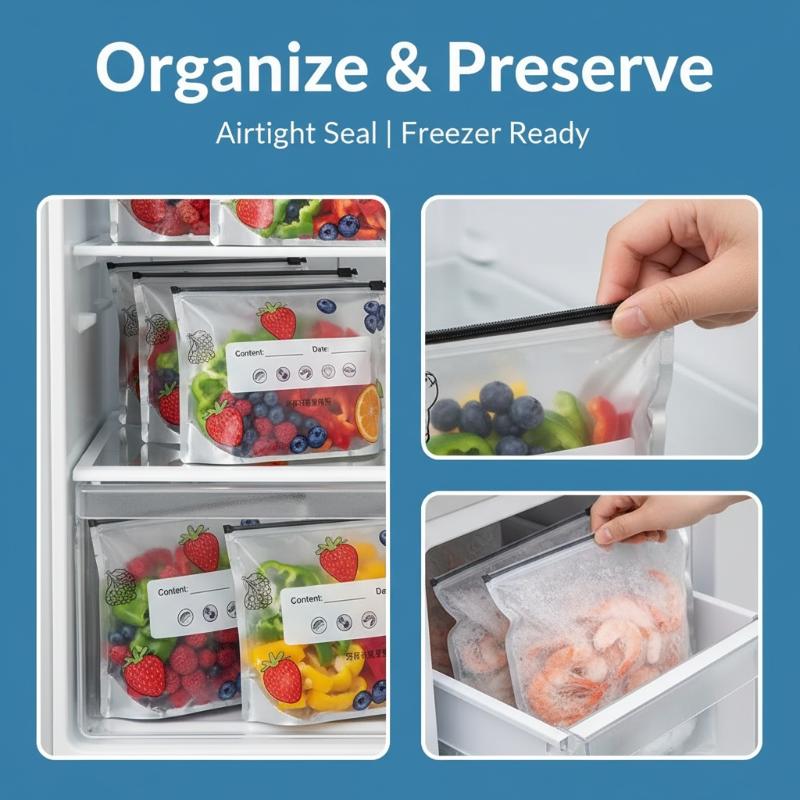Food Storage Aluminum - Multipurpose 10pcs Aluminum Foil Storage Bags