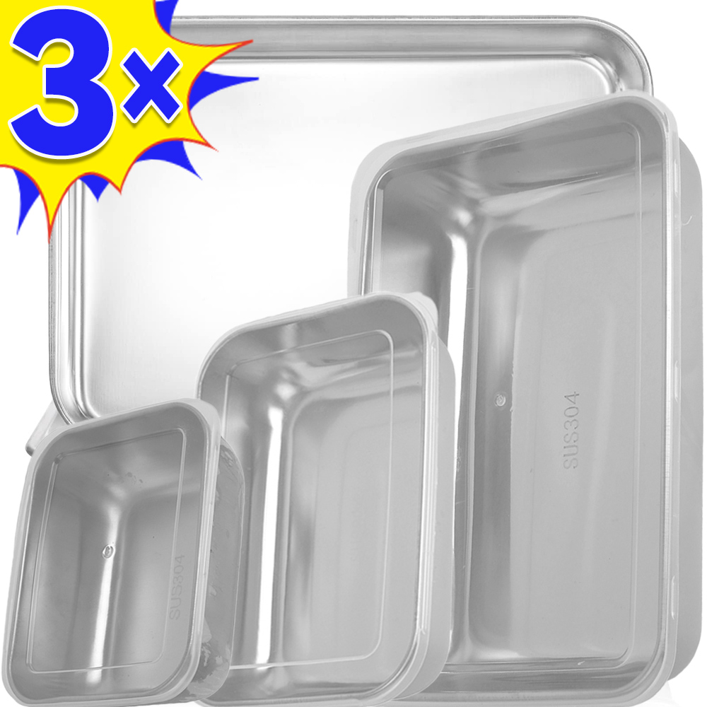 Food Storage Box Set - Stainless Steel Food Storage Box Fresh-keeping