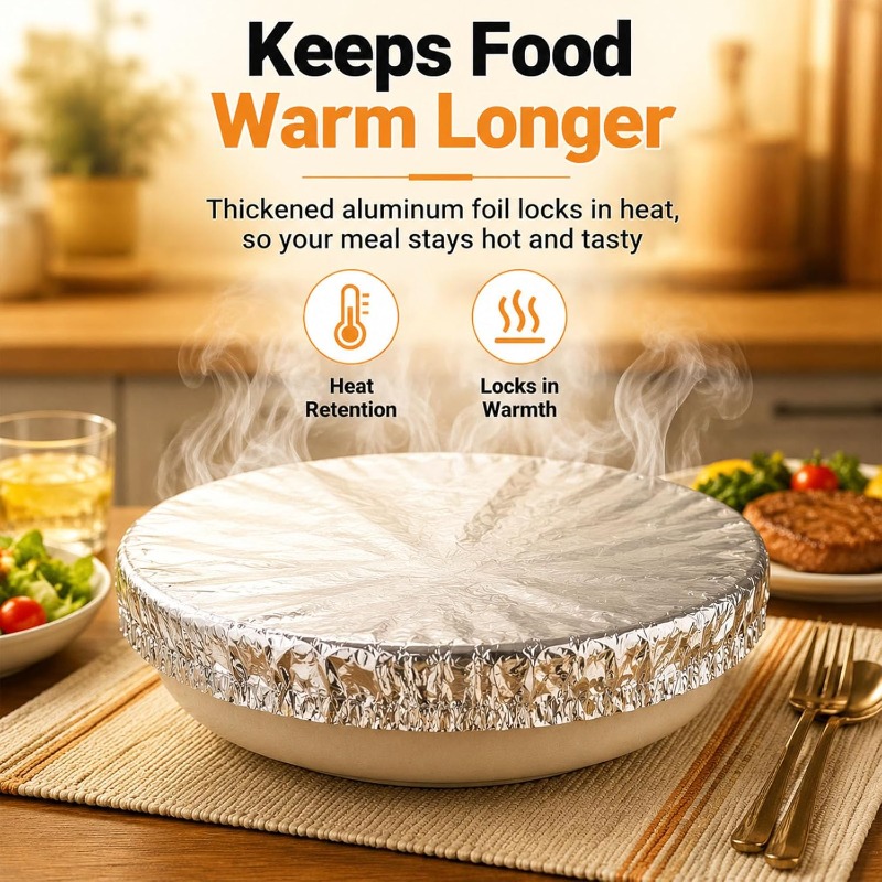 Food Storage Aluminum - Aluminum Foil Insulation Covers Disposable Food