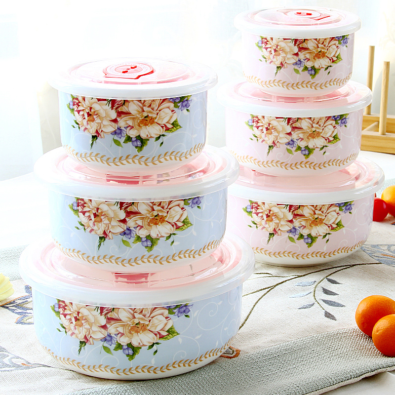 Food Storage Containers Set - 3pcs set, bone china lunch box,
