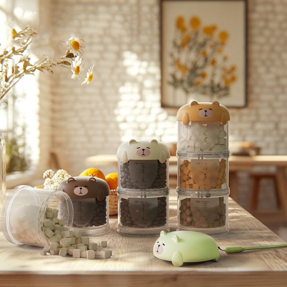 Food Storage Pet - Practical Plastic Multi-Layer Cat Food Box