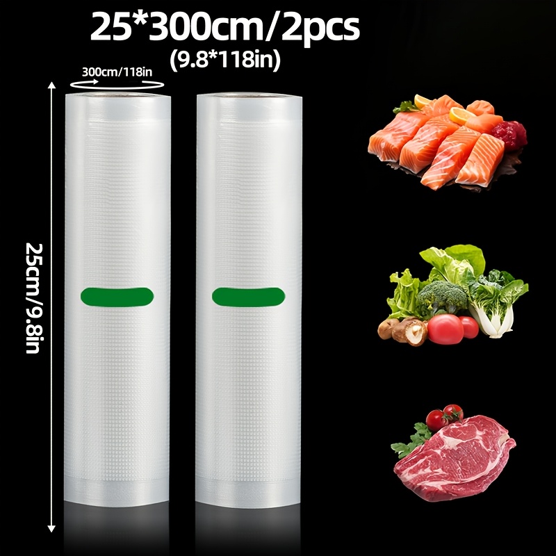 Storage Food Prep - 2-Pack 3M Vacuum Sealer Rolls: BPA-Free,