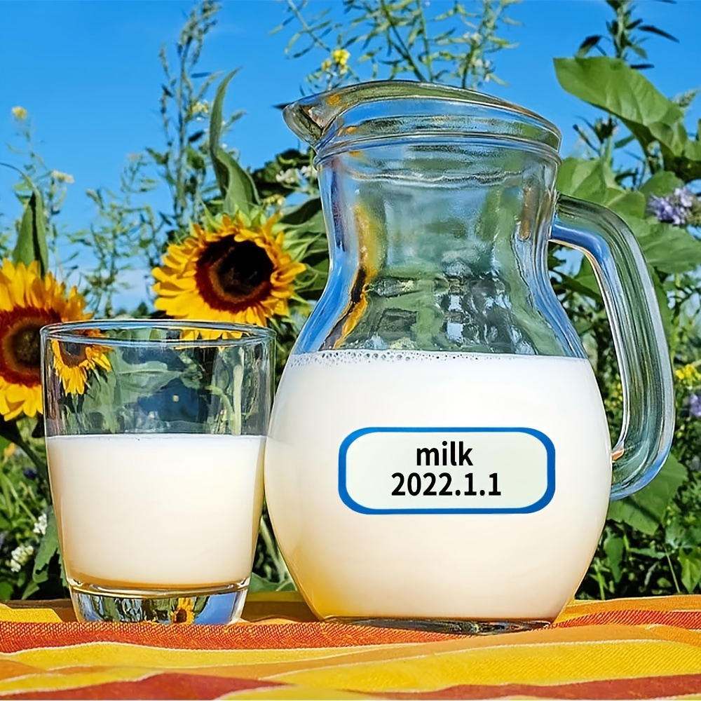 Food Storage Jar Labels - Self-adhesive Kitchen Labels, Food Storage &