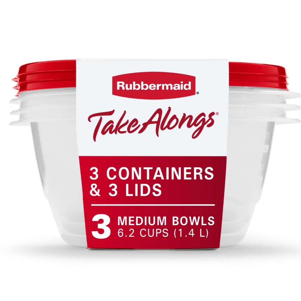 Storage Food Prep - Large Round Food Storage Containers with