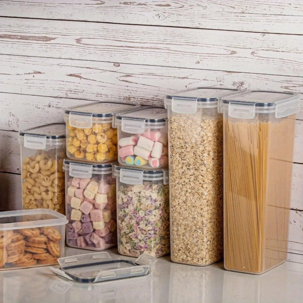 Food Storage Jar Labels - 8PCS Airtight Food Storage Containers with