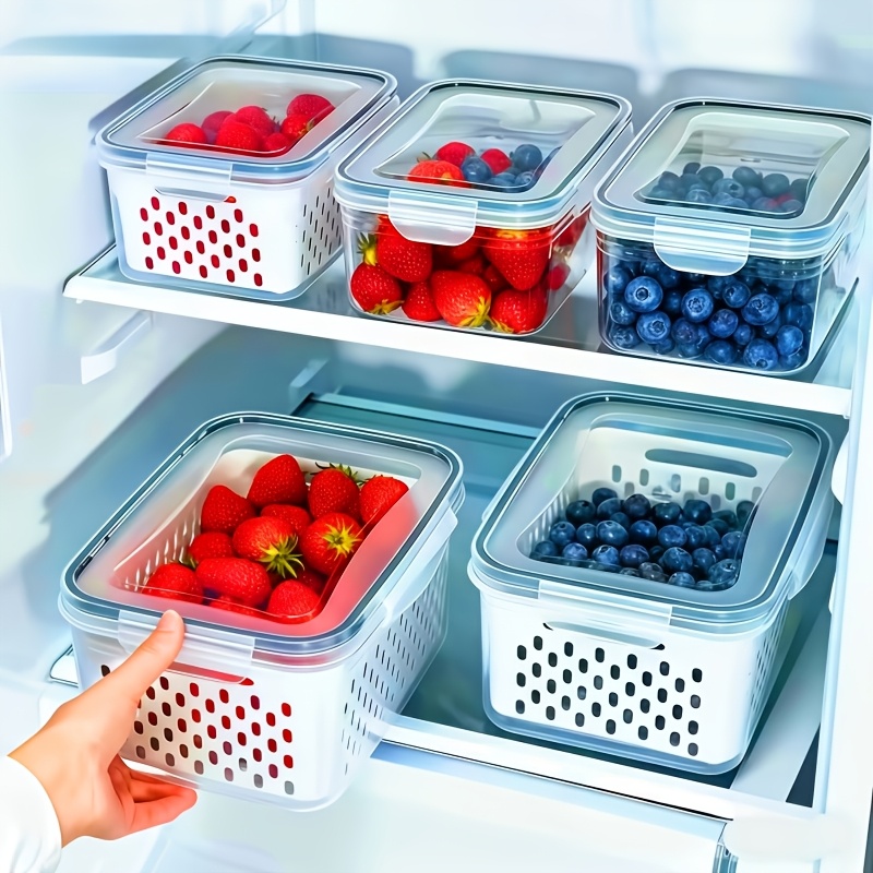 Storage Food Prep - 4pcs/Set Leak-Proof Food Storage Containers-Airtight, Stackable