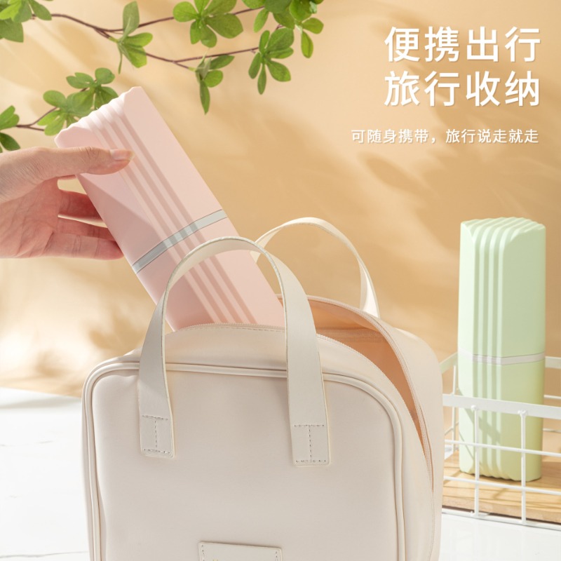 Food Storage For Camping - Solid Color Travel Toothbrush Holder with