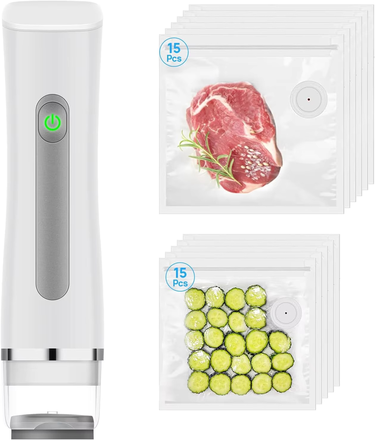 Food Storage Vacuum Sealer Machine - Vacuum Sealer for Food with Visual