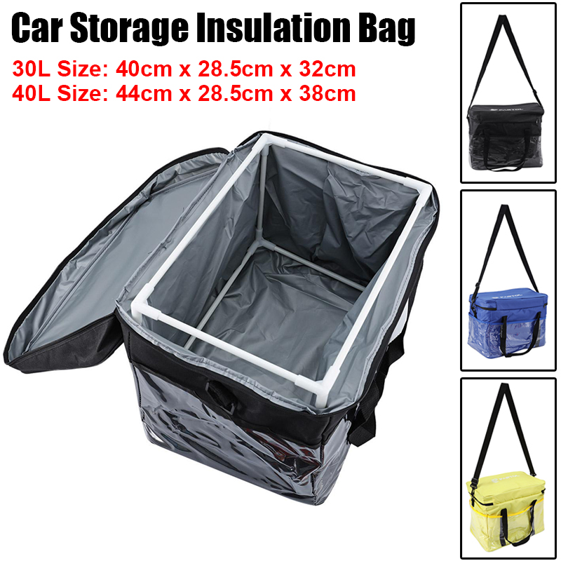 Food Storage Aluminum - 30L/40L Car Storage Insulation Bag Multi-function
