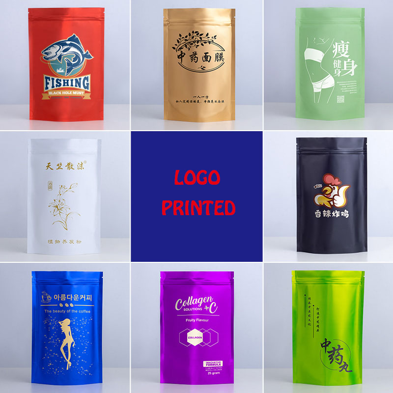 Food Storage Plant - Resealable Stand Up Aluminum Foil Zip