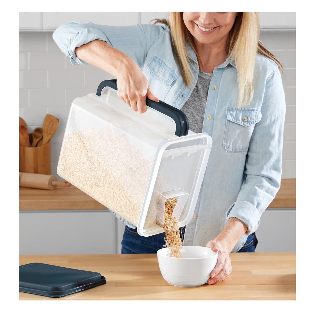 Food Storage Canister - Large Capacity Plastic Food Storage Container
