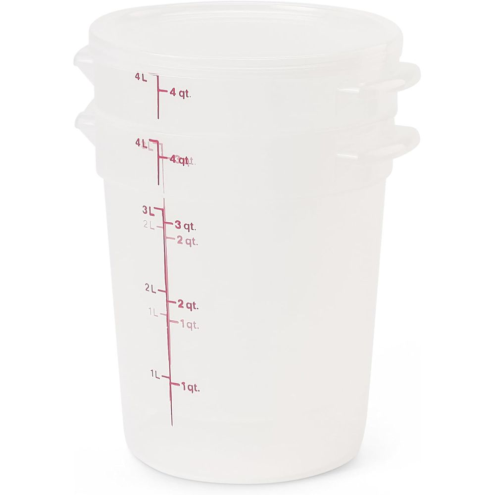 4-Quart BPA-Free Food Storage  - Food Storage Quart Containers 评论和价格