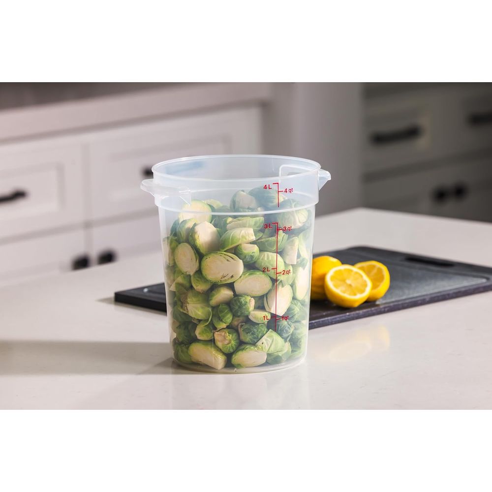 4-Quart BPA-Free Food Storage  - Food Storage Quart Containers 评论和价格