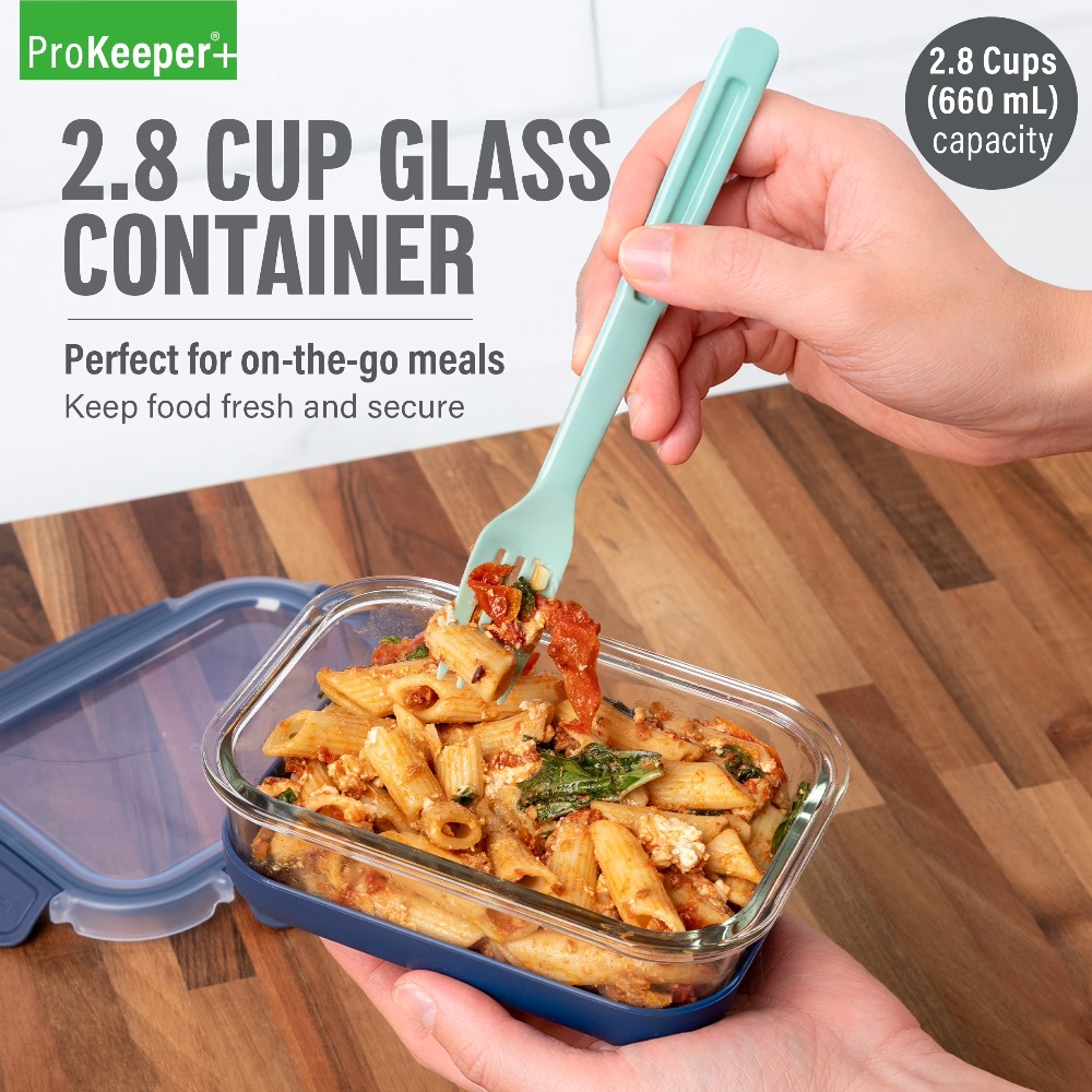 2.8 Cup Glass Food Storage Con - Storage Food Prep 评论和价格