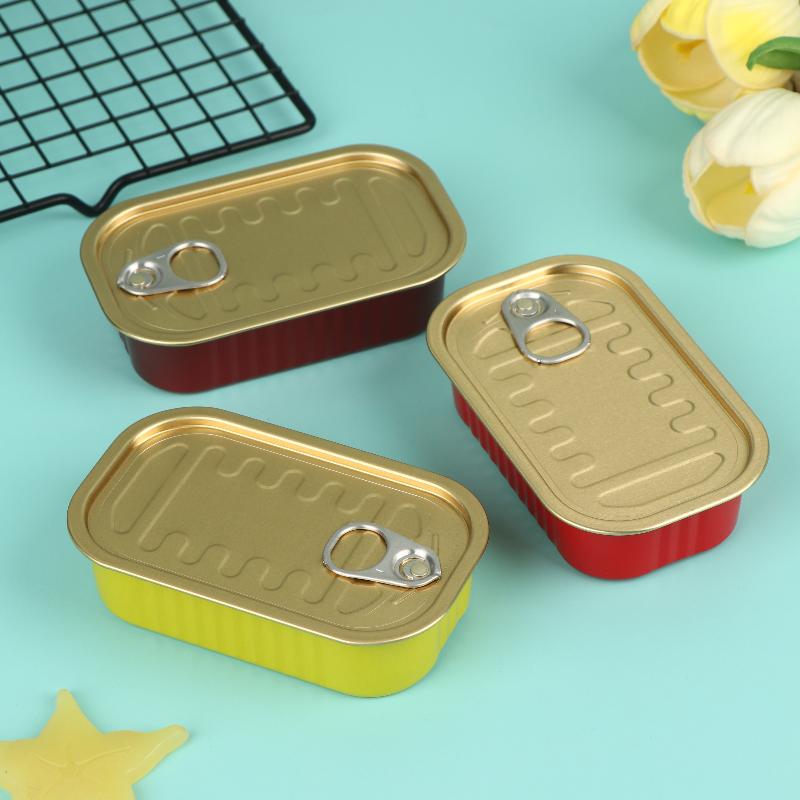2Pcs Metal Rectangular Empty M - Food Storage Aluminum 评论和价格