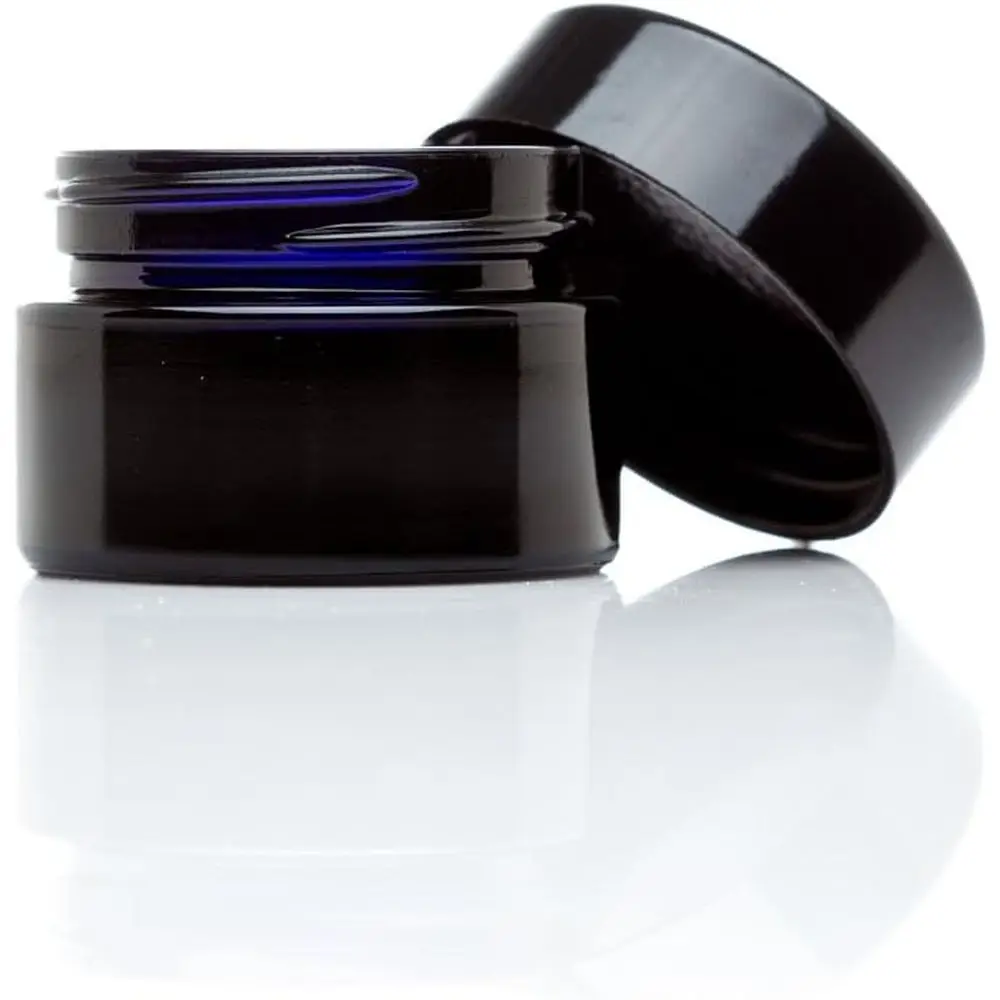 15ml Black Glass Airtight Jar  - Food Storage For Long Term 评论和价格