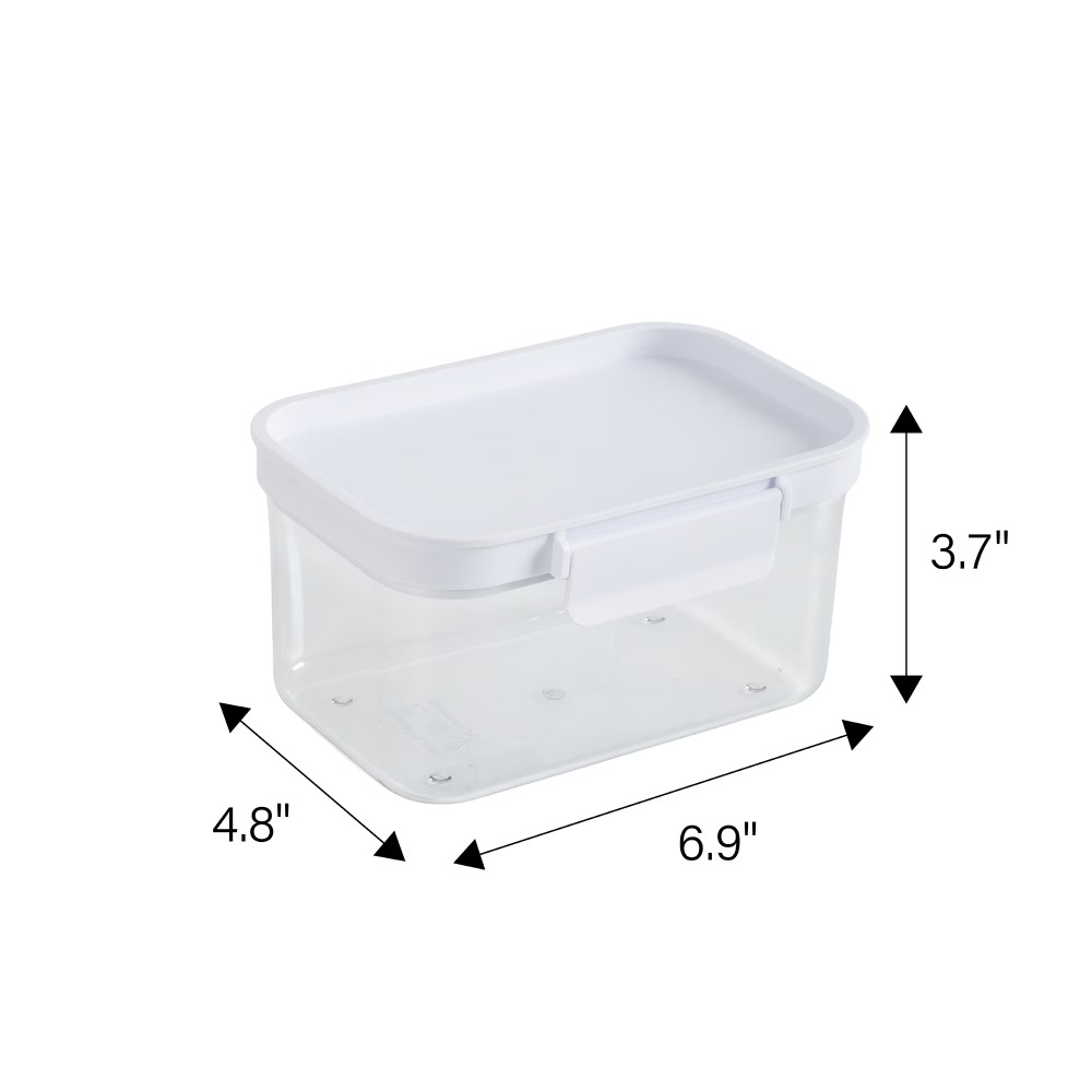 Small Rectangular Plastic Pant - Food Storage Canister 评论和价格