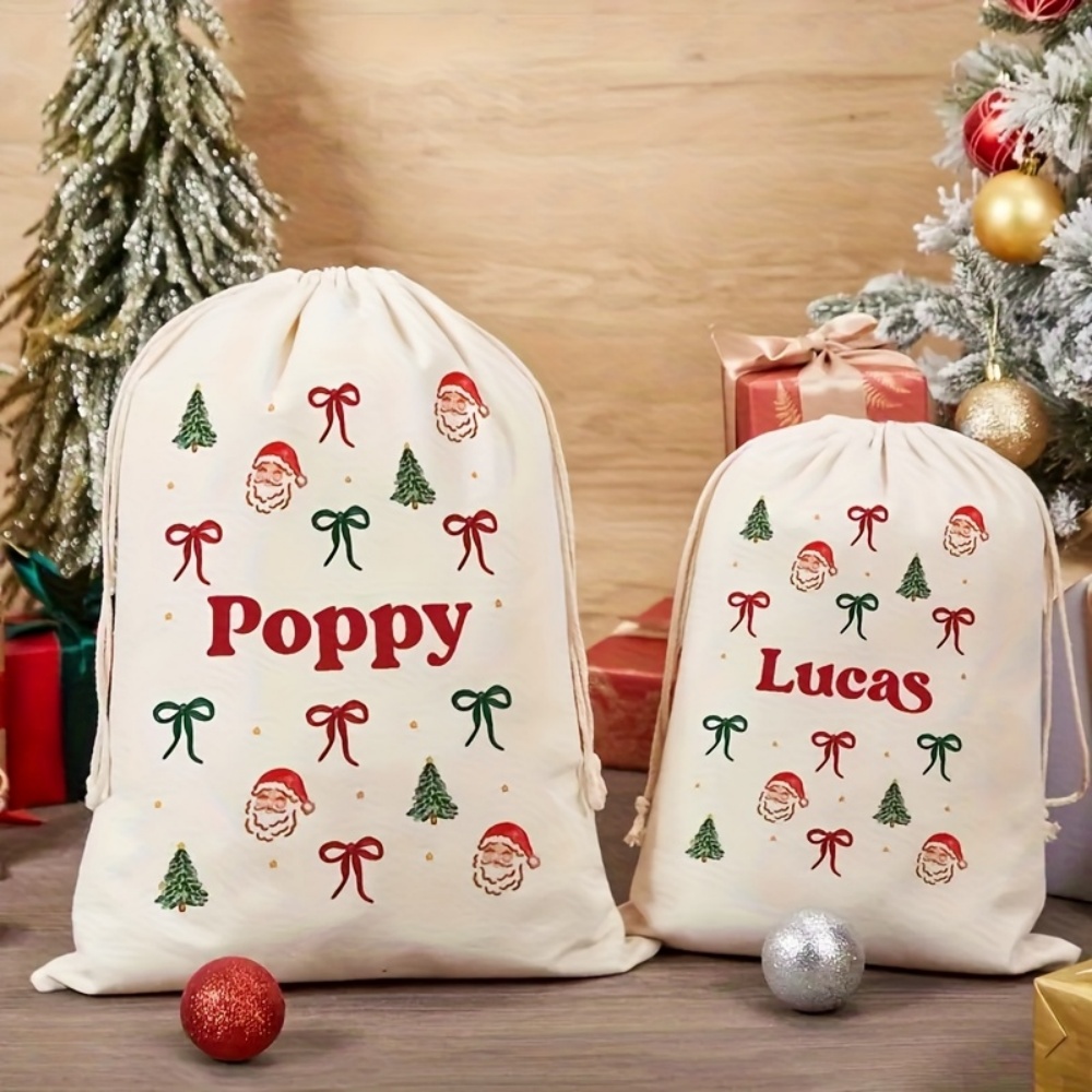 Personalised Simple Santa & Ch - Food Storage Plant 评论和价格