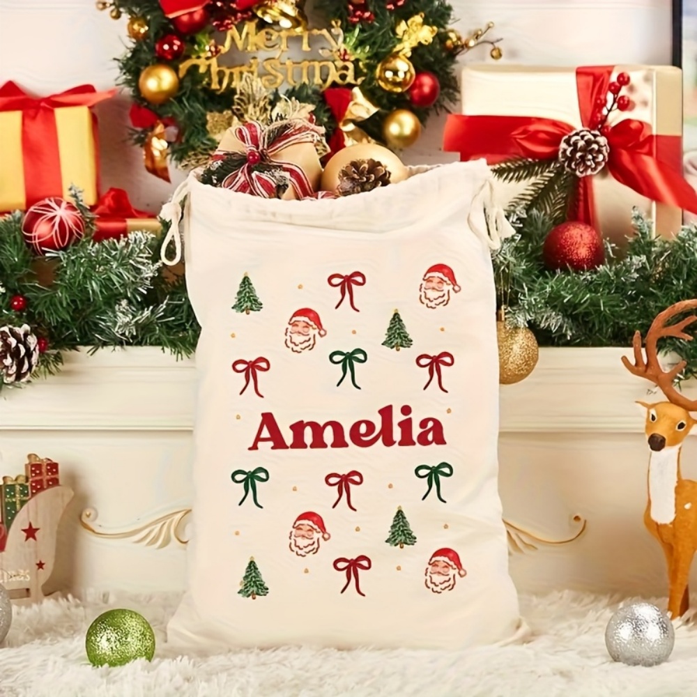 Personalised Simple Santa & Ch - Food Storage Plant 评论和价格