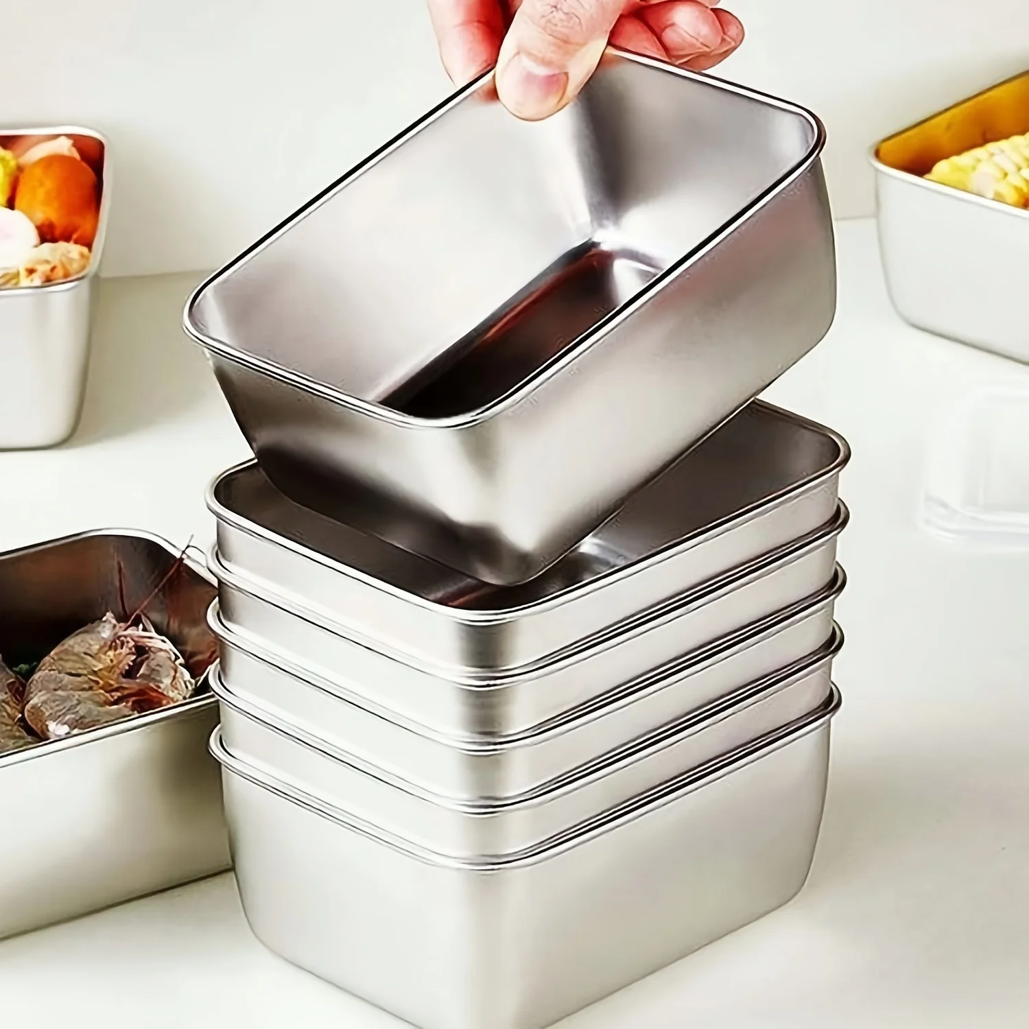 Stainless Steel Food Storage C - Food Storage Aluminum 评论和价格