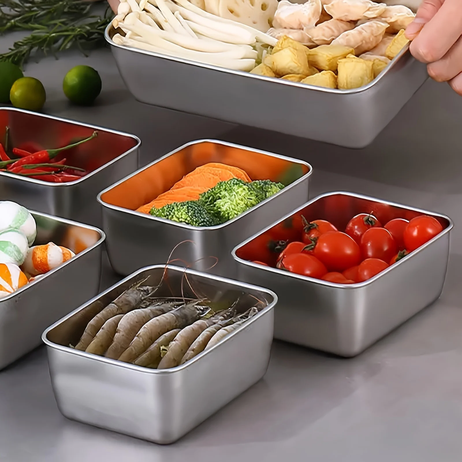 Stainless Steel Food Storage C - Food Storage Aluminum 评论和价格