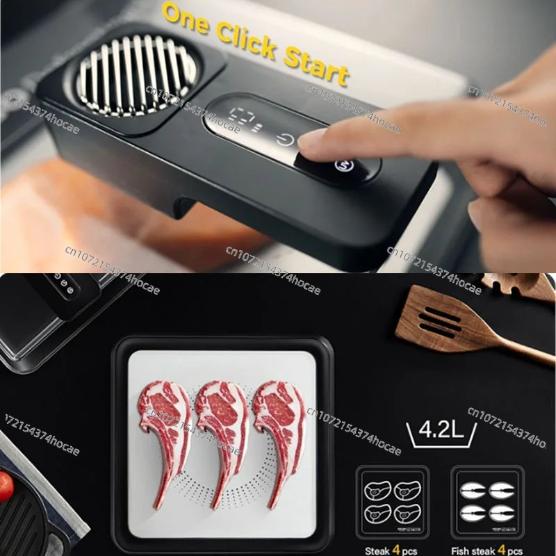 Type-C Charging Defrosting Box - Food Storage Frozen 评论和价格