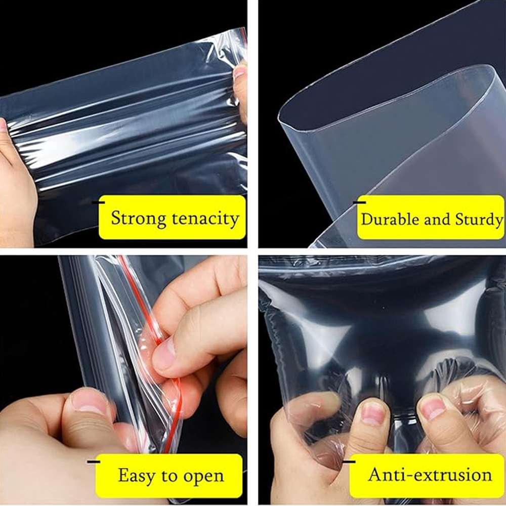 100-1000Pcs Small Zip Lock Pla - Food Storage Ziploc Bags 评论和价格