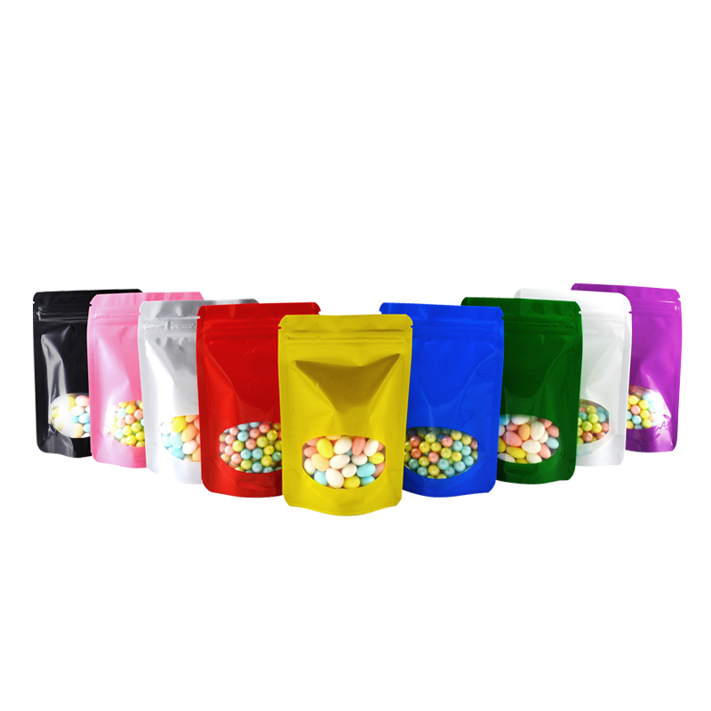 100 Pcs Colored Aluminum Foil  - Food Storage Ziploc Bags 评论和价格