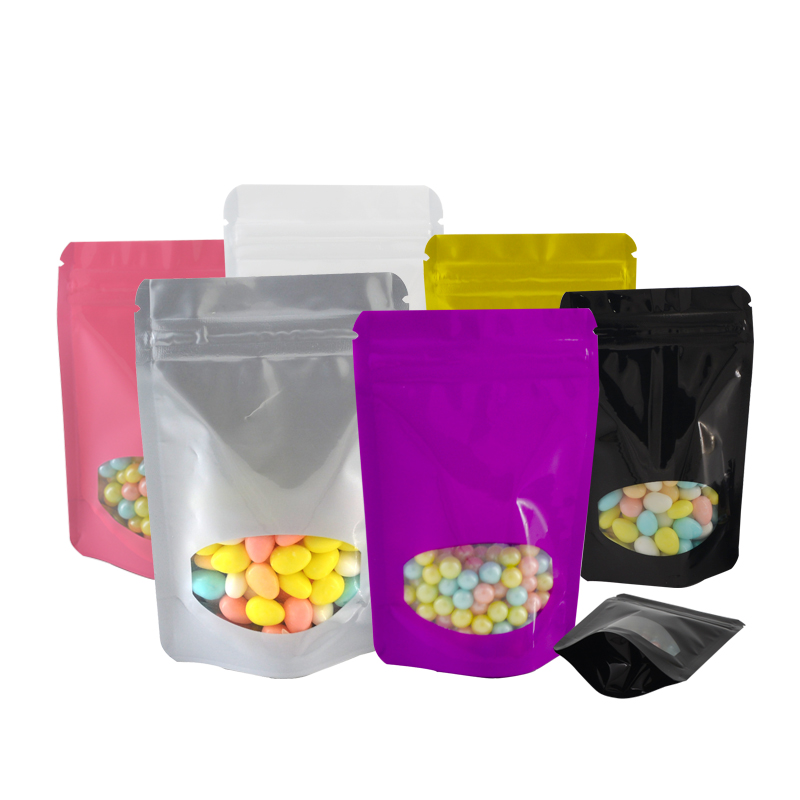 100 Pcs Colored Aluminum Foil  - Food Storage Ziploc Bags 评论和价格
