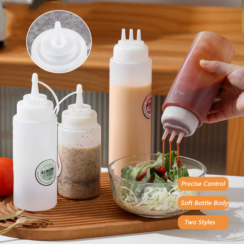 20PCS 120-1000ml Empty Plastic - Salad Dressing Bottle 评论和价格