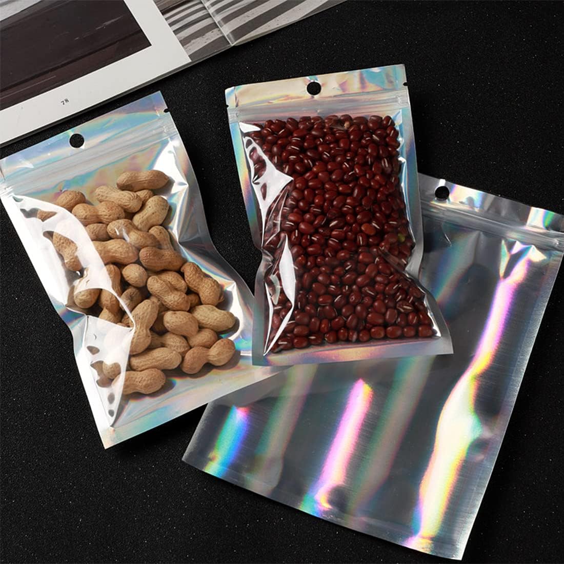 50/10PCS Laser Sealing Bags Pl - Food Storage Ziploc Bags 评论和价格
