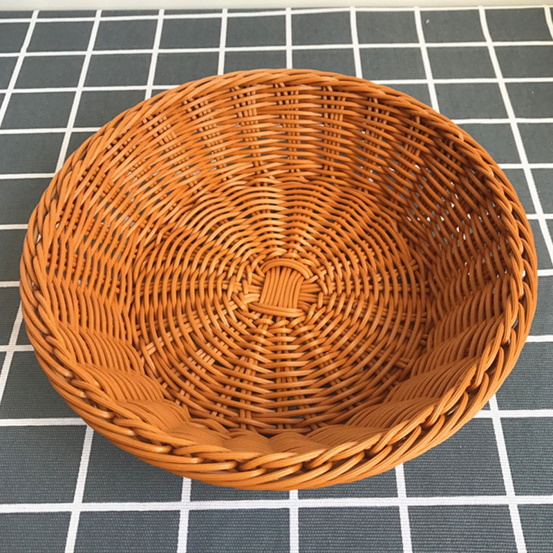 Rattan Wicker Woven Serving Ba - Food Storage Plant 评论和价格