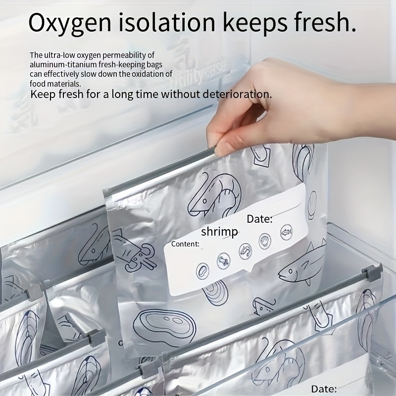 10/60pcs Aluminum Foil Storage - Food Storage Essentials 评论和价格