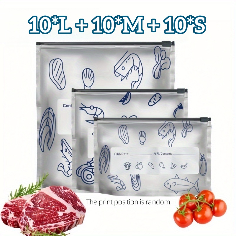 10/60pcs Aluminum Foil Storage - Food Storage Essentials 评论和价格