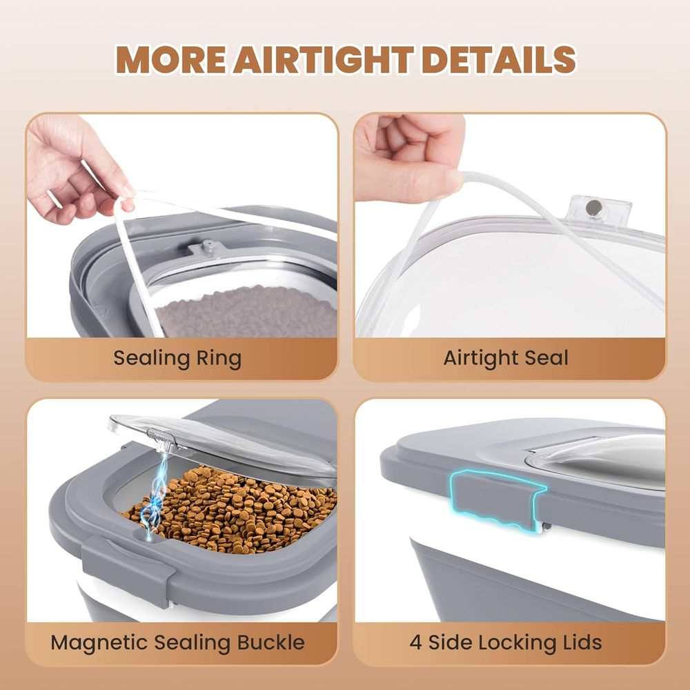 Airtight Dog Food Storage Cont - Food Storage Pet 评论和价格
