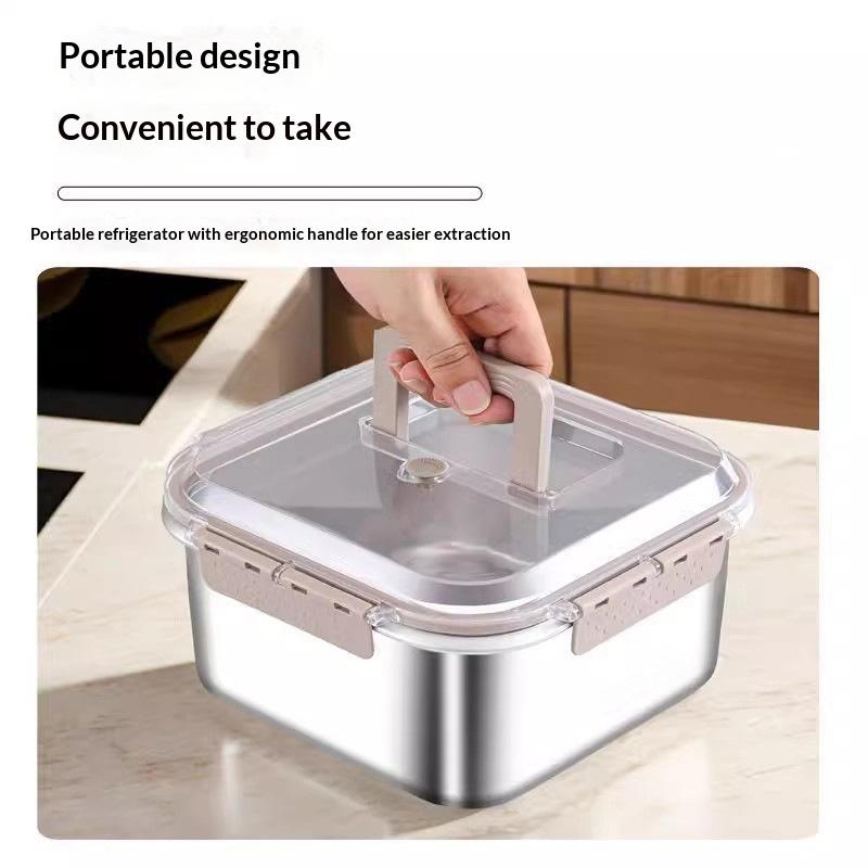 Portable Large Capacity Stainl - Food Storage For Camping 评论和价格
