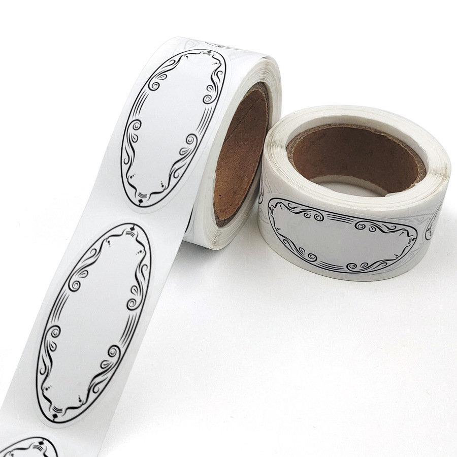 150Pcs Oval Canning Labels Bla - Food Storage Jar Labels 评论和价格