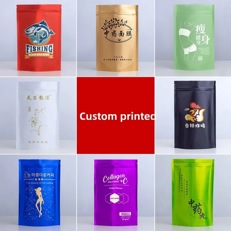 100pcs Custom Matt Finished Se - Food Storage Ziploc Bags 评论和价格