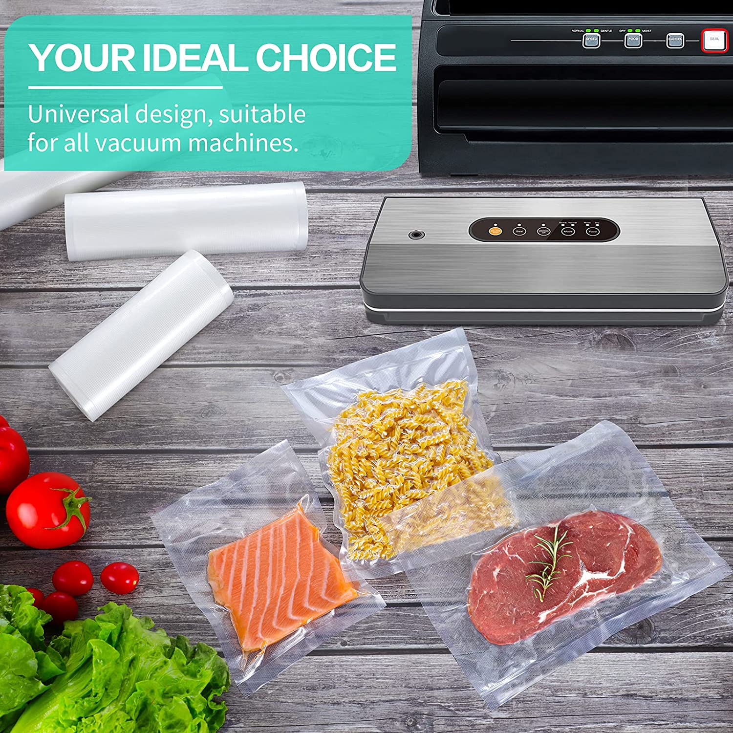 Kitchen Bags For Vacuum Food V - Food Storage Bag Organizer 评论和价格