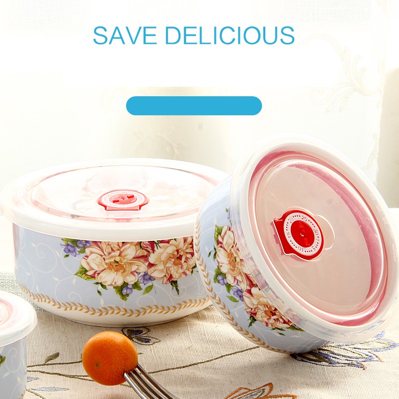 3pcs set, bone china lunch box - Food Storage Containers Set 评论和价格