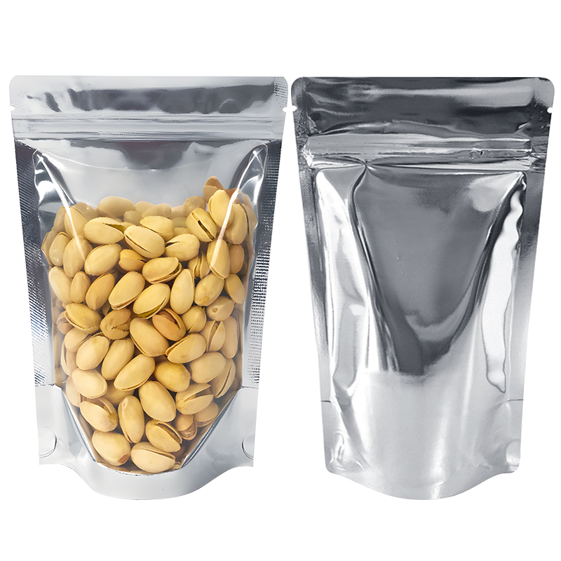100pcs One Side Aluminum Foil  - Food Storage Ziploc Bags 评论和价格