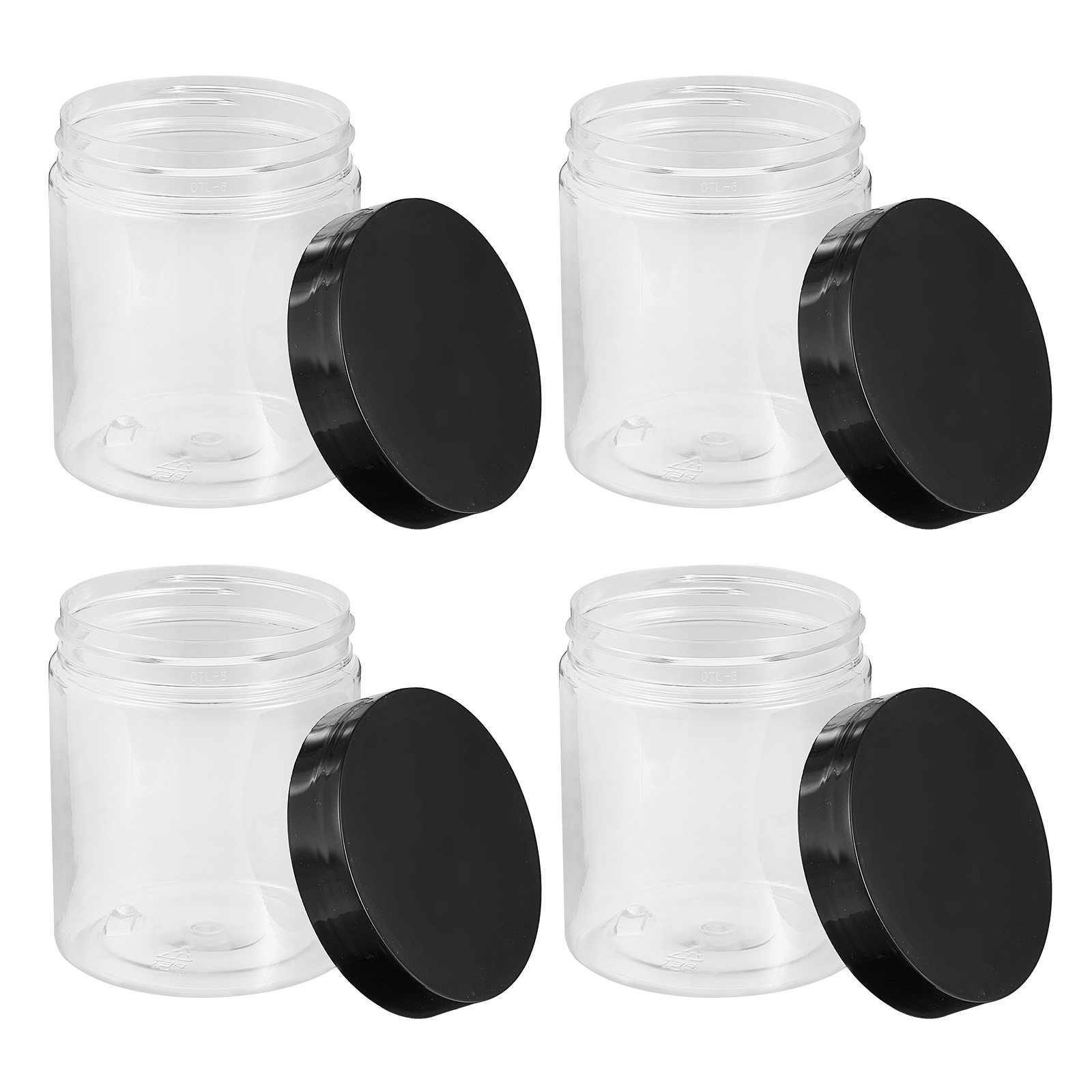 12Pcs Clear Plastic Sealed Can - Food Storage Containers 评论和价格