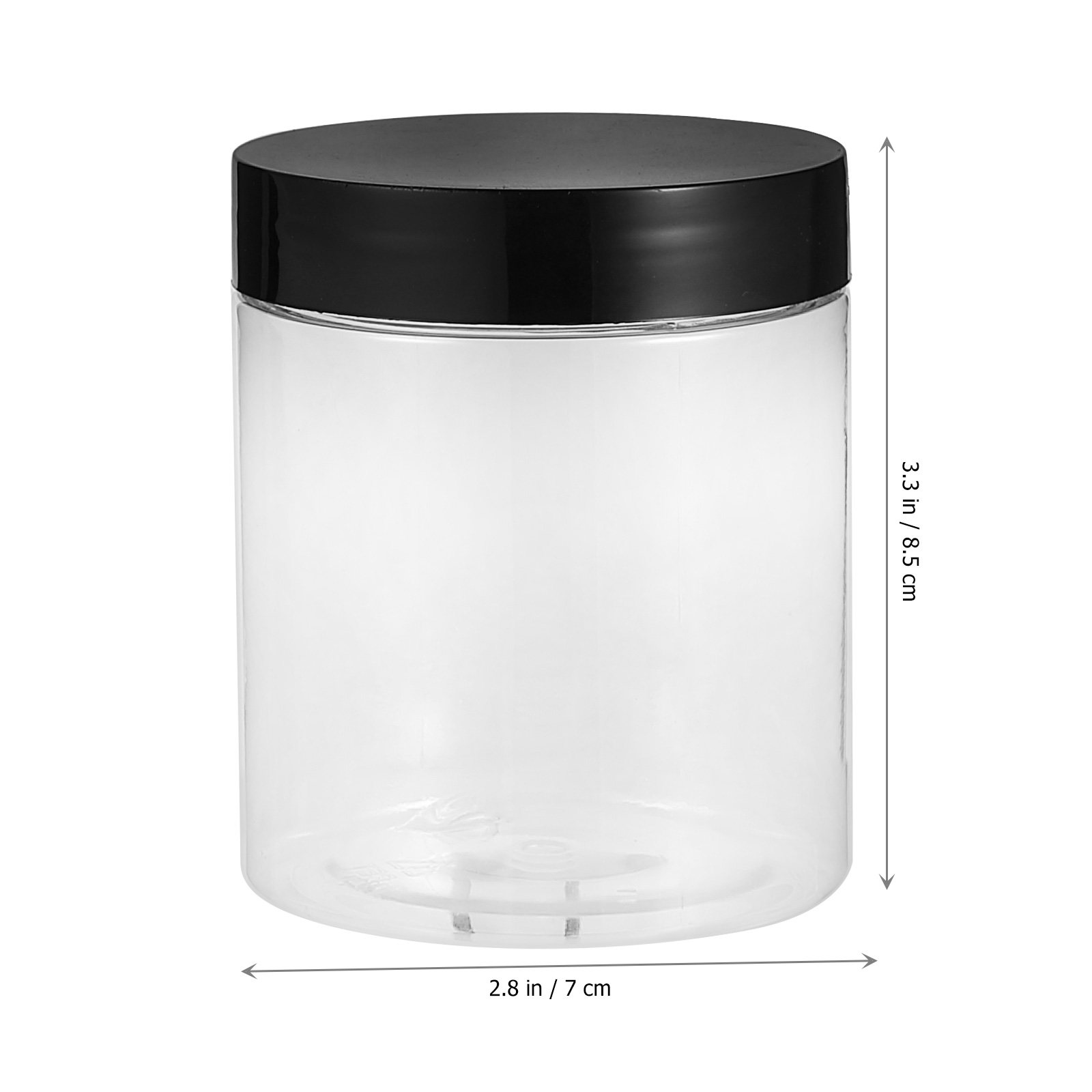 12Pcs Clear Plastic Sealed Can - Food Storage Containers 评论和价格