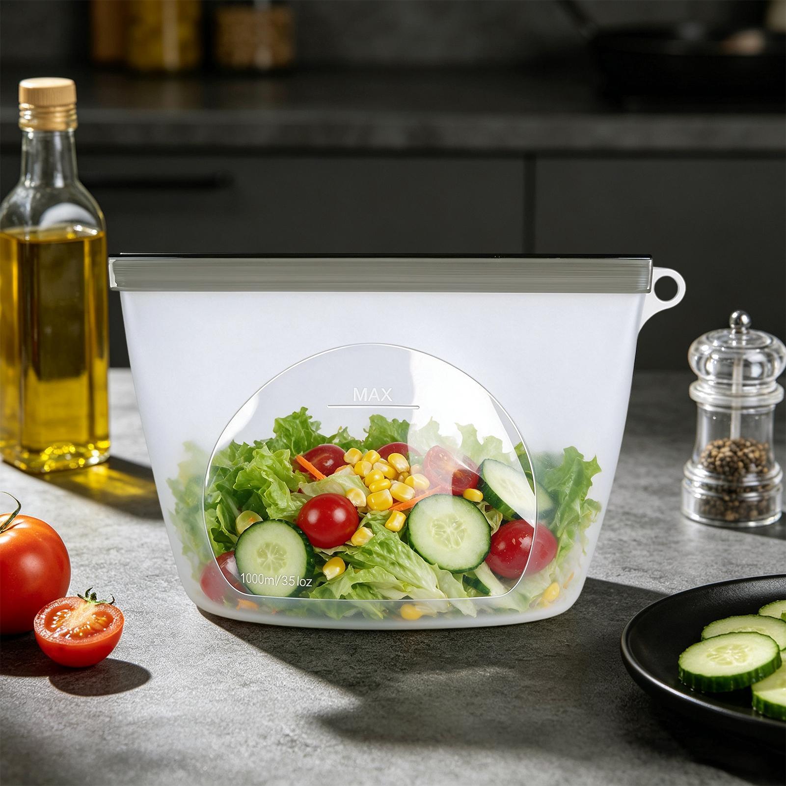 Reusable Food Storage Bags Lea - Food Storage Ziploc Bags 评论和价格