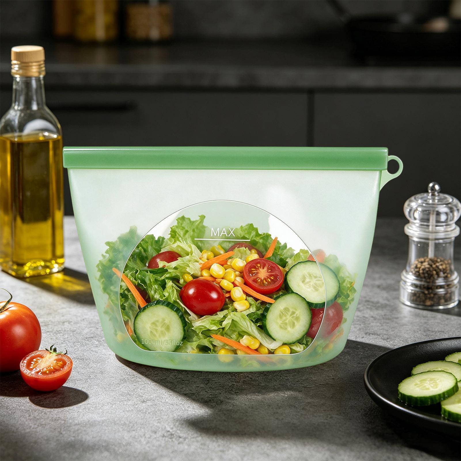 Reusable Food Storage Bags Lea - Food Storage Ziploc Bags 评论和价格