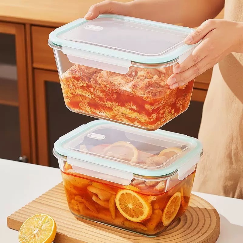 Large Capacity Glass Food Stor - Storage Food Prep 评论和价格