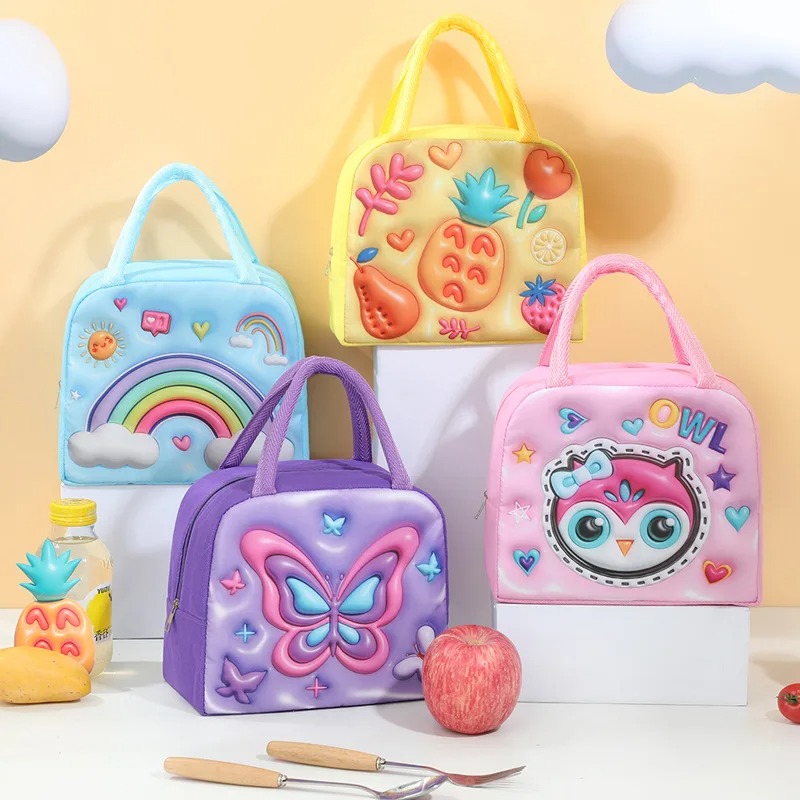 Children's Lunch Box Bag 3D Ca - Food Storage Aluminum 评论和价格